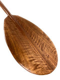 Tikimaster Premium Black Walnut Tiger Curls Outrigger Paddle 50 in T-Handle