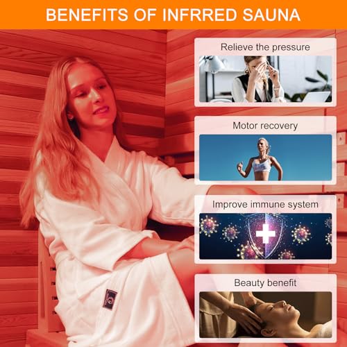 iDOTODO Far Infrared 2-Person Recliner Sauna Hemlock