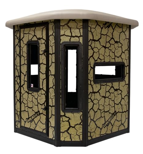 MUDDY Muddy Bull Box Blind Steel Wall Construction Cracked Mud Camo Multi