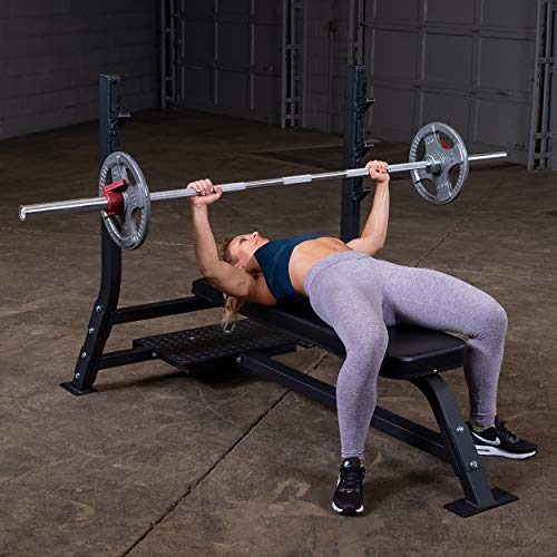 Body-Solid Pro Clubline SOFB250 Flat Olympic Bench Black