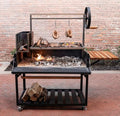 Backyard Discovery Argentine Santa Maria Wood Fire & Charcoal BBQ Grill Black