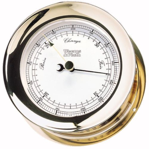 WEEMS & PLATH Atlantis Collection Barometer Brass