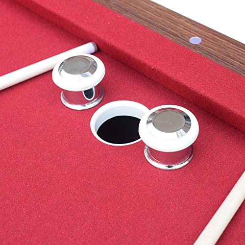 Hathaway Renegade II 54-in Bumper Pool Table Walnut / Red