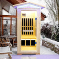 EPOFIT 1 Person Far Infrared Sauna with Bluetooth Natural