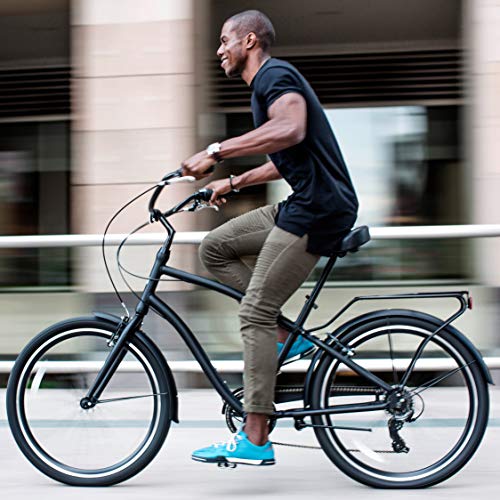 sixthreezero EVRYjourney Men's Bike Denim Honey w/ Brown Seat/Grips