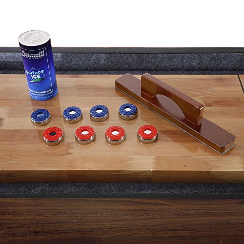 Hathaway Challenger Shuffleboard Table Walnut Finish