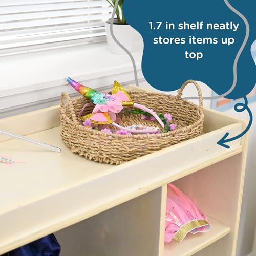 Angeles Mobile Dress Up Storage with Mirrors Wooden