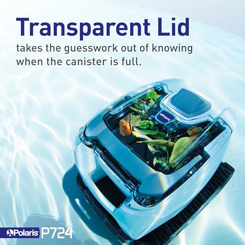 Polaris P724 Robotic Pool Cleaner White
