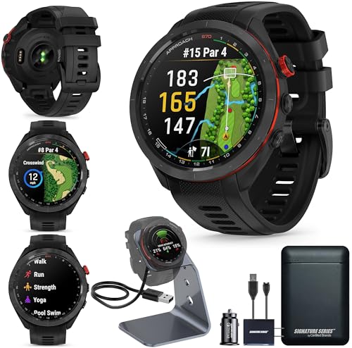 Certified Brands Garmin Approach S70 Golf Smartwatch 47mm Black