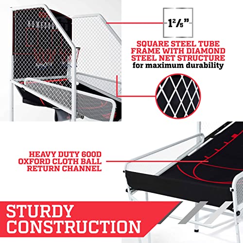 ESPN Indoor Basketball Arcade Game Premium Black/Red/White