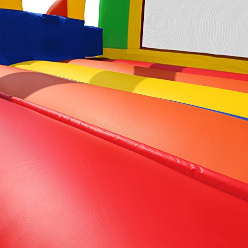 Inflatable HQ Commercial Bounce House Mega Double Slide Climbing Wall 100% PVC