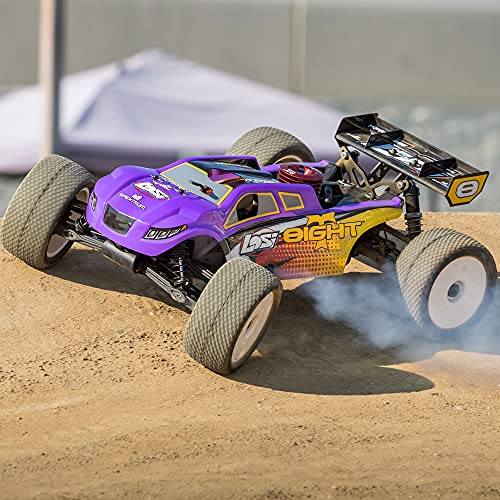 Losi 8IGHT-T 1/8 RC Truggy 4WD Nitro RTR Purple/Yellow