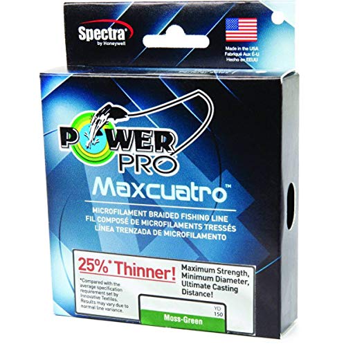 POWERPRO MAXCUATRO 65LB 3000 YDS Green Multi
