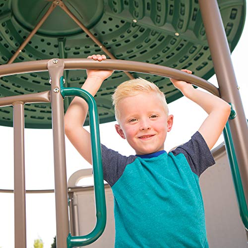 Lifetime Adventure Tower Swing Set with Spider Swing Earthtone