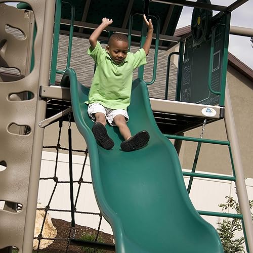 Lifetime Big Stuff Swing Set Playset Earthtone
