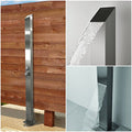 No Worries Showers Outdoor Shower Toorak 316 Marine Grade Stainless Steel Panel