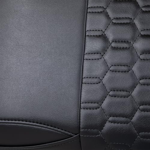 MADJAX Golf Cart Rear Seat Cushion Assembly Black