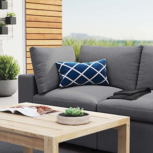 Modway Commix Sunbrella Outdoor Patio Loveseat Gray