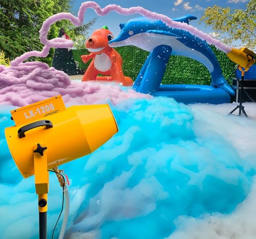 USPOINT Party Foam Machine with Foam Cannon and Water Tank Yellow