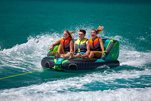 ZUP ZUP Zoom Three 3 Person Towable Tube Teal/Black