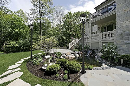 Z-Lite 3 Light Outdoor Post Mounted Fixture Black
