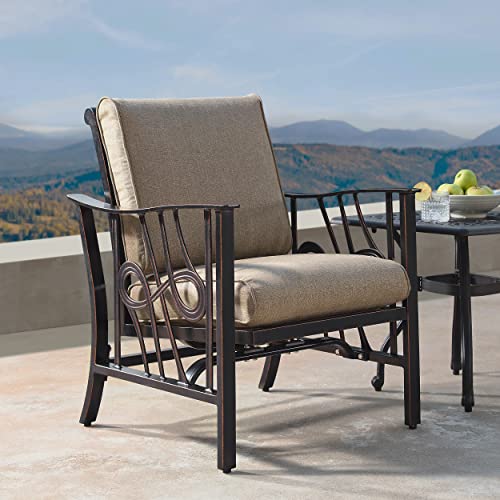 Oakland Living Outdoor Club Deep Seating Rocking Chairs Set of 4 Antique Copper