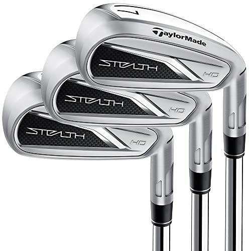 TaylorMade Golf Stealth High Draw Iron Set 7-P, A/Right Hand Graphite Regular Chrome