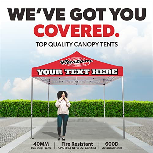 LookOurWay Custom Canopy Tent Pop Up 10x10 Everyday Gold
