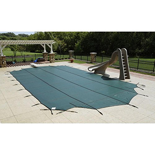 Arctic Armor Mesh Rectangular Safety Cover for In Ground Pools Blue