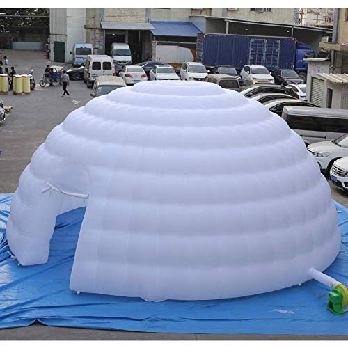 SAYOK Large Inflatable Igloo Dome Event Tent with Air Blower White