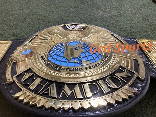 Grd Sports CNC HD Scratch Logo Big Eagle Heavyweight Wrestling Championship Belt Black