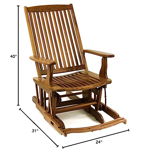 Whitecap Teak Glider Chair Gold