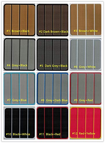 Generic Boat EVA Faux Teak Decking Floor for 2012 Sea Ray 260 SD Cockpit Kit