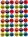Biggz Skin Foam Dodgeballs 48 Pack Multicolour