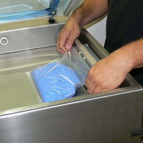 JORESTECH Vacuum Chamber Packaging Machine Floor Model with Two 20" Seal Bars Silver