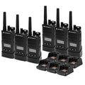 Motorola Solutions 6 x RMU2080D On-Site 2-Way Business Radio Bundle Black