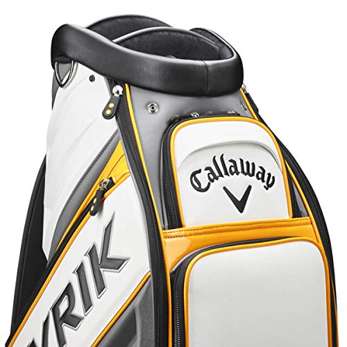Callaway Men's Golf 2020 Mavrik Staff Bag - Black/White/Orange