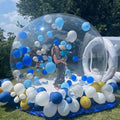 Gymodel Inflatable Bubble House Tent with Tunnel and Blower White 10 ft