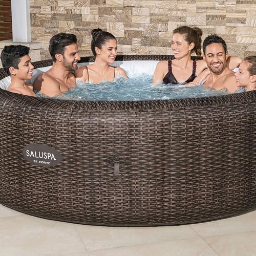 Bestway Coleman St Moritz AirJet Inflatable Hot Tub with EnergySense Cover