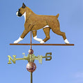 Boxer Hand Carved & Painted Weathervane Fawn 32 Inch