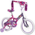 Huffy Disney Princess Magic Mirror 16” Girl’s Bike with Training Wheels Purple