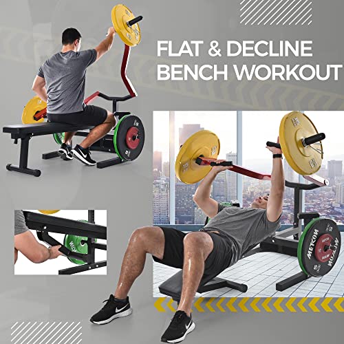 KOZYSFLER Weight Chest Press Bench Red