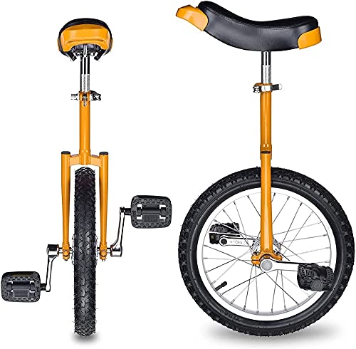 JINCAN 16-Inch Unicycle with Comfortable Saddle and Anti-Skid Tires