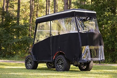 RED DOT Premium Golf Cart Enclosure EZGO Express S4 Elite Black