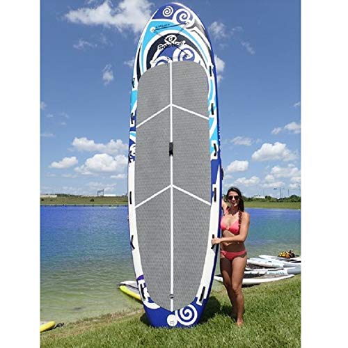 Swim Central Inflatable Maori Giant Multi-Person Paddleboard 15' Blue