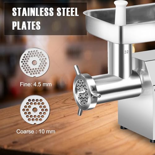 Paladin Equipment 32" Electric Commercial Meat Grinder Machine Silver