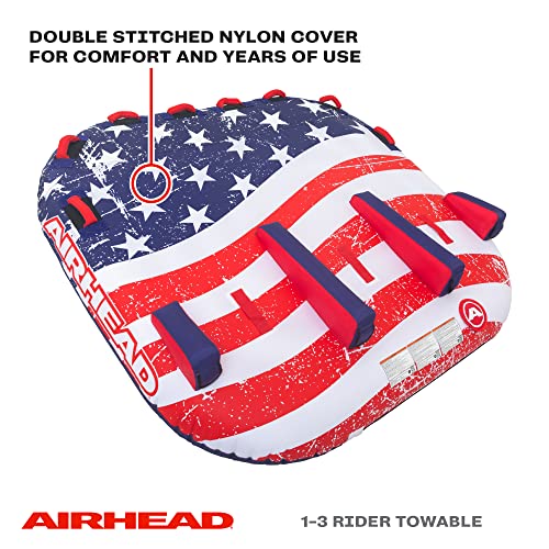 SportsStuff Stars and Stripes 3, 1-3 Rider Towable Tube Red / White / Blue