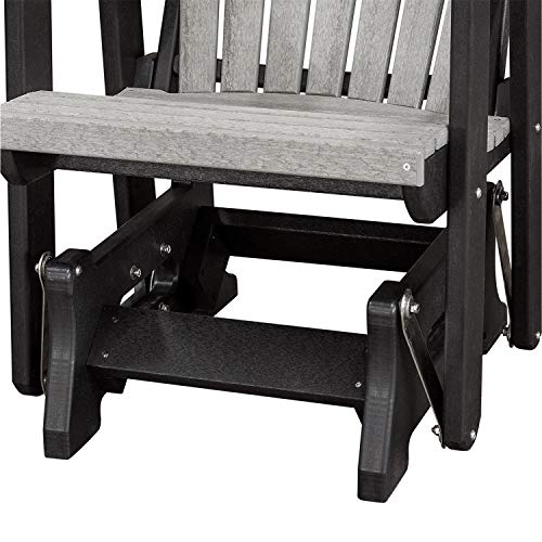 American Furniture Classics Double Center Table Glider Light Gray