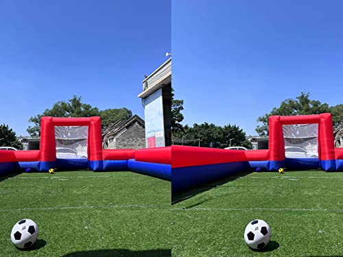 Vinfgoes Giant Outdoor Inflatable Soccer Field Blue+Red