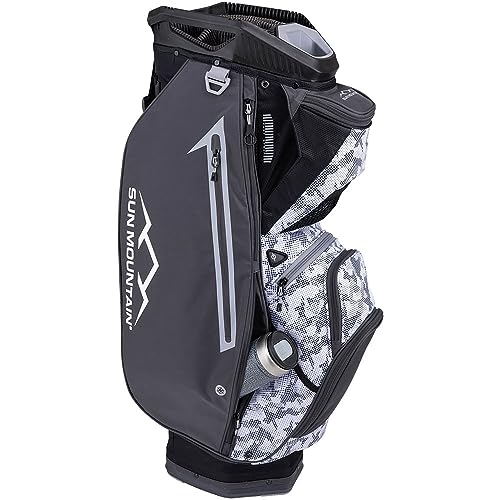 Sun Mountain 2024 Sync Golf Cart Bag Black-Steel-Vector